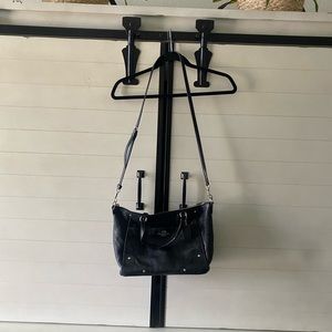 Coach Mickie Studded Leather Satchel Bag